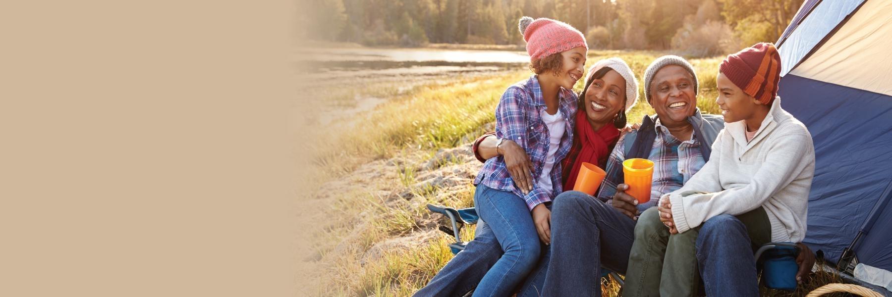Grandparents and their grandkids camping l preventive dentistry wylie tx